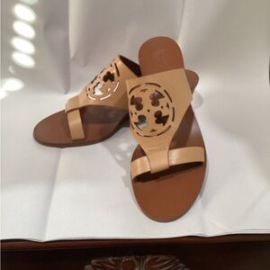 Tory Burch Tan Leather Sandals
